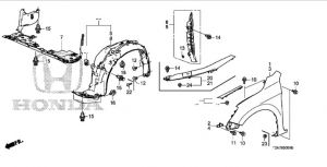 رفرف أمامي يسار