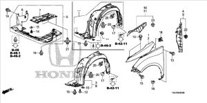 رفرف أمامي يسار