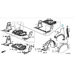رفرف أمامي يسار