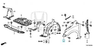 رفرف أمامي يسار