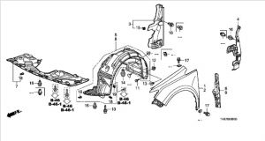 رفرف أمامي يسار