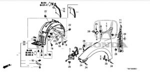 رفرف أمامي يسار