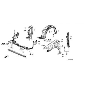 رفرف أمامي يسار