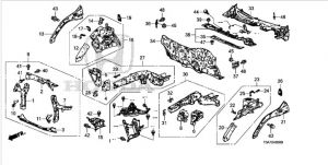 مثبت رفرف أمامي يسار