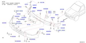 جلدة صدام أمامي يمين