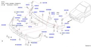 جلدة صدام أمامي يسار