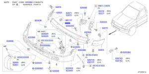 جلدة صدام أمامي