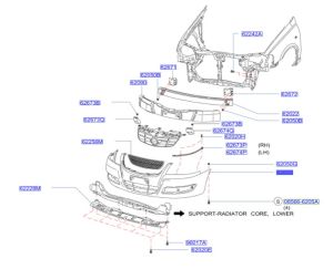 جلدة صدام أمامي