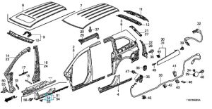 قطعة تثبيت رفرف سفلي يمين