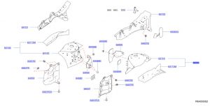 قطعة رفرف داخلي يسار
