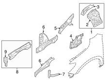 بطانة رفرف أمامي يسار