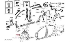 بطانة رفرف خلفي يسار