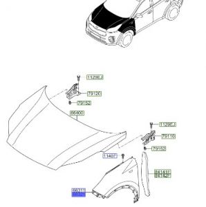 رفرف أمامي يمين