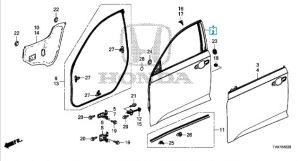 باب أمامي يسار