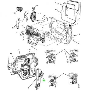 دينمو زجاج الباب الأمامي يسار
