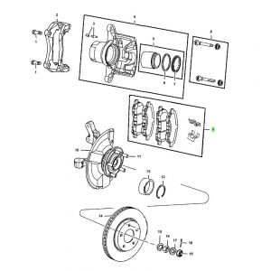 فحمات فرامل أمامية