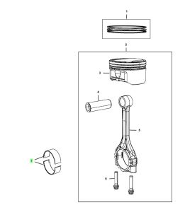 طقم سبائك عامود الكرنك المتحركة مقاس ستاندرد