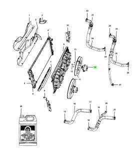 موتور مروحة التبريد