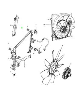 رديتر  تبريد ماء المحرك