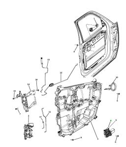دينمو زجاج الباب الأمامي يمين