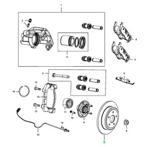 هوب فرامل خلفي