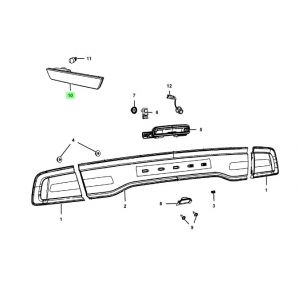 إضاءة جانبية خلفية يمين