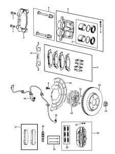 فحمات فرامل أمامية