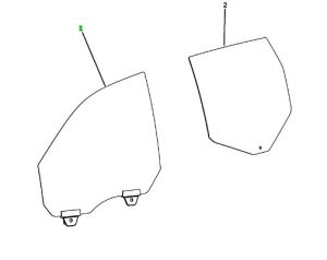 زجاج نافذة الباب