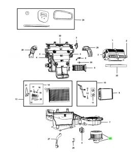مروحة مكيف داخلية