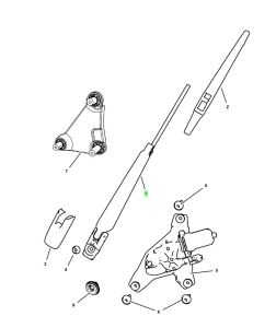 ذراع المساحات الخلفية