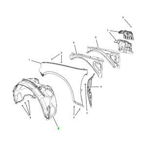 بطانة رفرف أمامي يسار