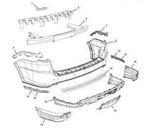 جلدة صدام خلفي علوية