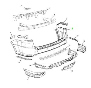 جلدة صدام خلفي علوية