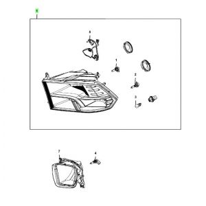 نور أمامي يسار