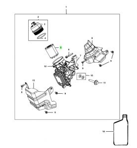 فلتر زيت الماكينة