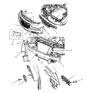 غطاء كشاف يسار