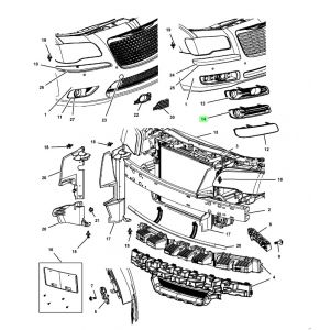 غطاء كشاف يسار