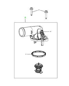 كوع ثيرموستات (بلف حرارة)