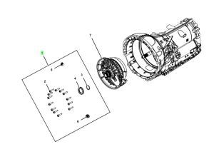 طقم صوف مضخة زيت الجيربوكس
