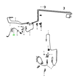 خرطوم زيت فرامل أمامي