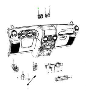 مجموعة ازرار فتح الزجاج الرئيسية