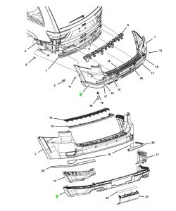 جلدة صدام خلفي سفلية