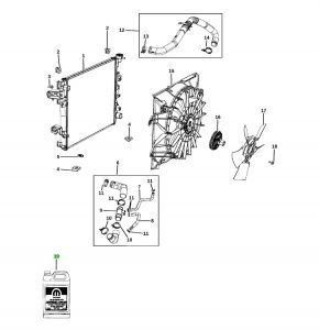 ماء رديتر ضد التجمد