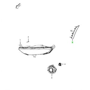 إضاءة جانبية أمامية يمين