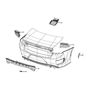 إضاءة جانبية خلفية يسار