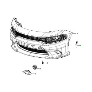 إضاءة جانبية أمامية يسار