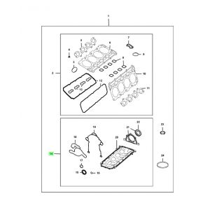 طقم وجيه الماكينه السفلي