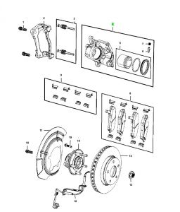 كليبر فرامل أمامي يمين