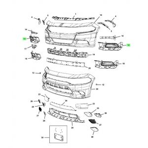 غطاء كشاف يسار