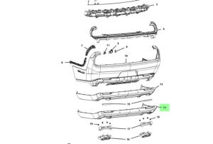 جلدة صدام خلفي سفلية